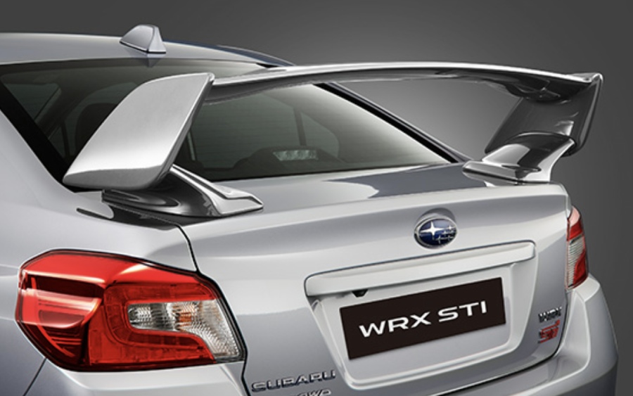 Subaru WRX STI - detalhe do aerofólio (foto: divulgação)