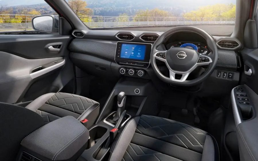 Interior do Nissan Magnite