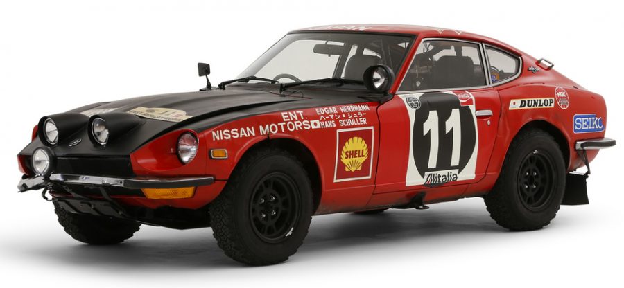 Em 1971, o lendário 240Z que conquistou a vitória do duro Rally da África Oriental foi pilotado por Edgar Herrmann com Hans Schüller como navegador. Na verdade, o rali foi um sucesso retumbante para a marca com os 240Zs voltando para casa uma segunda e sétima posições. Além disso, a vitória foi a segunda consecutiva da marca no rali.