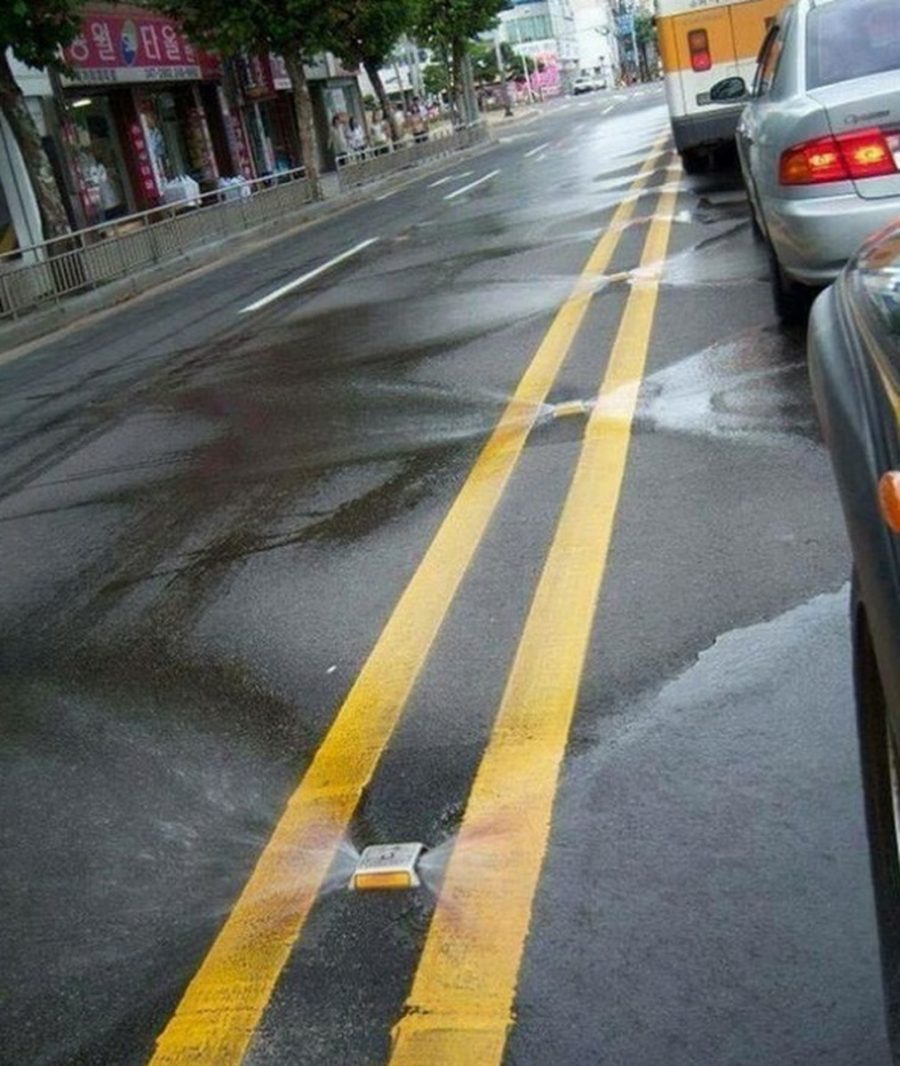 A rua que se limpa na Coreia do Sul