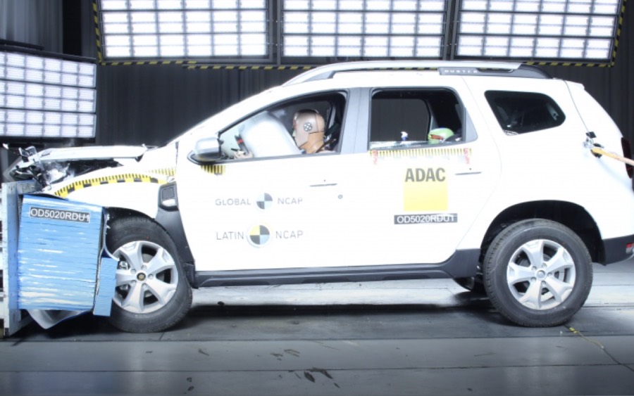 Renault Duster em teste de segurança da Latin NCAP