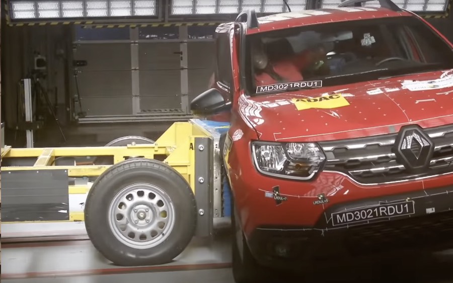 Renault Duster em teste de segurança da Latin NCAP