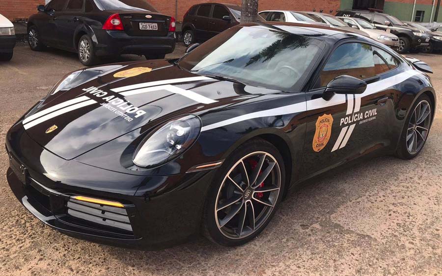 Porsche apreendido no DF será usado pela Polícia Civil