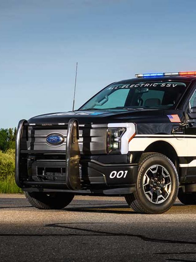 Ford F150 2023 vira primeira picape policial elétrica dos EUA