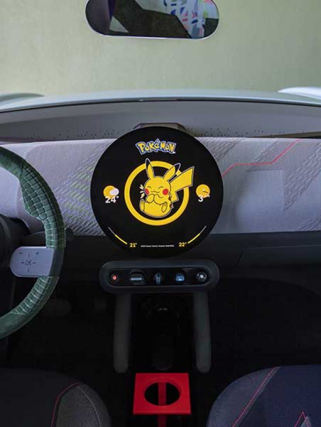 Carro elétrico Pokémon: Mini com Pikachu é lindo