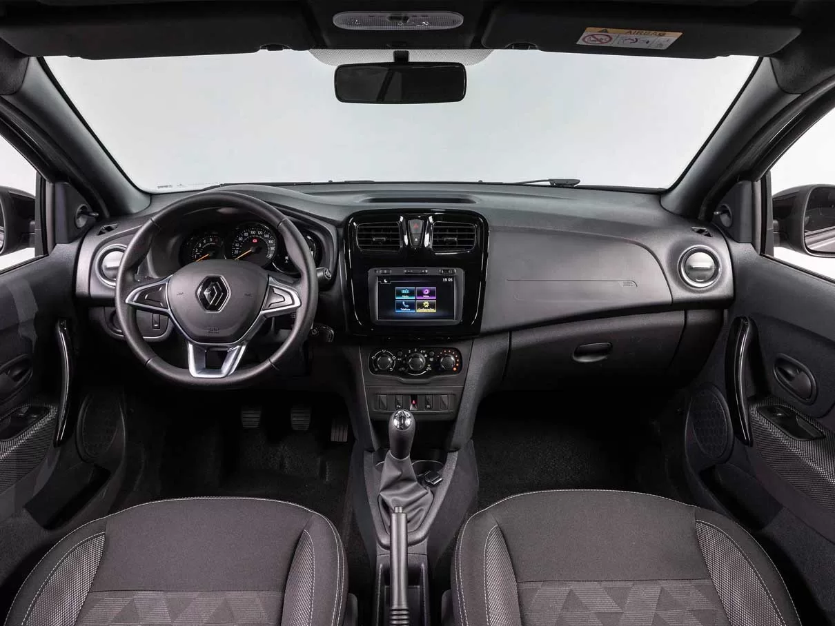 Interior do O Renault Stepway 1.0