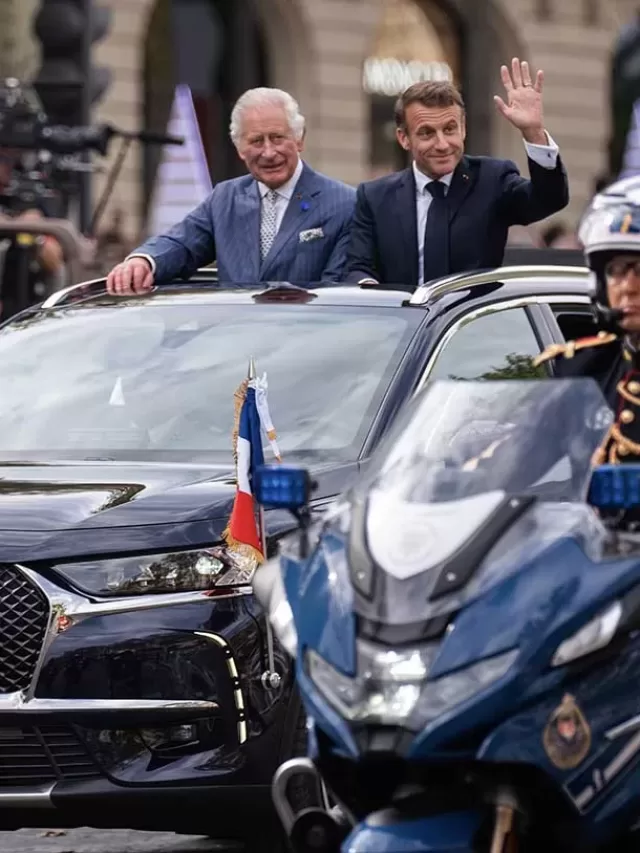 Citroen DS é destaque na visita de Rei Carlos III na França