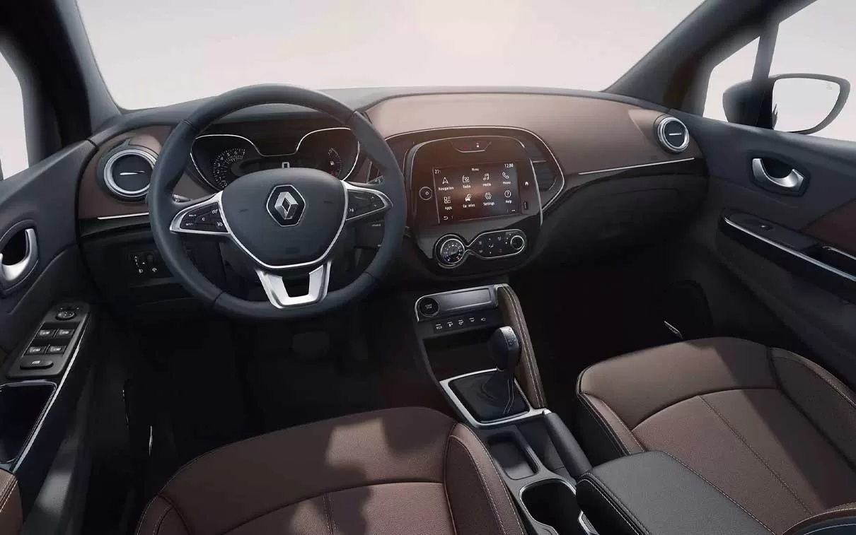 Interior do Renault Captur