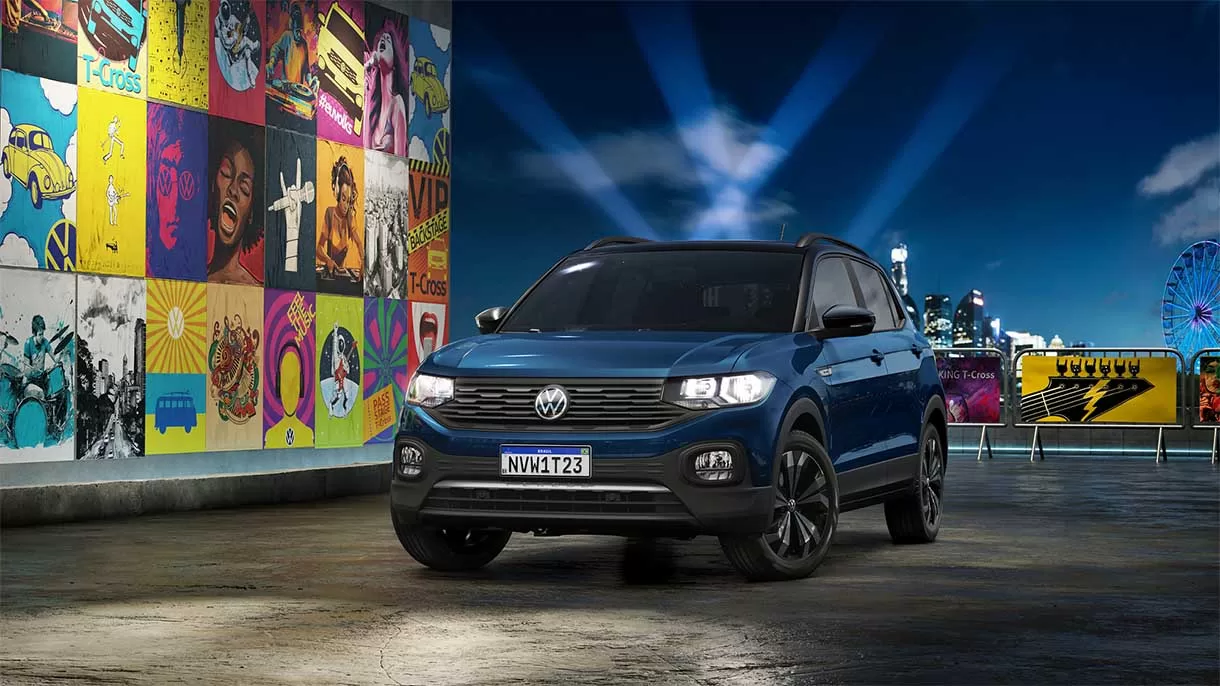 Volkswagen T-Cross lidera no acumulado do ano: Apesar da queda em agosto, o T-Cross ainda lidera as vendas no acumulado do ano.