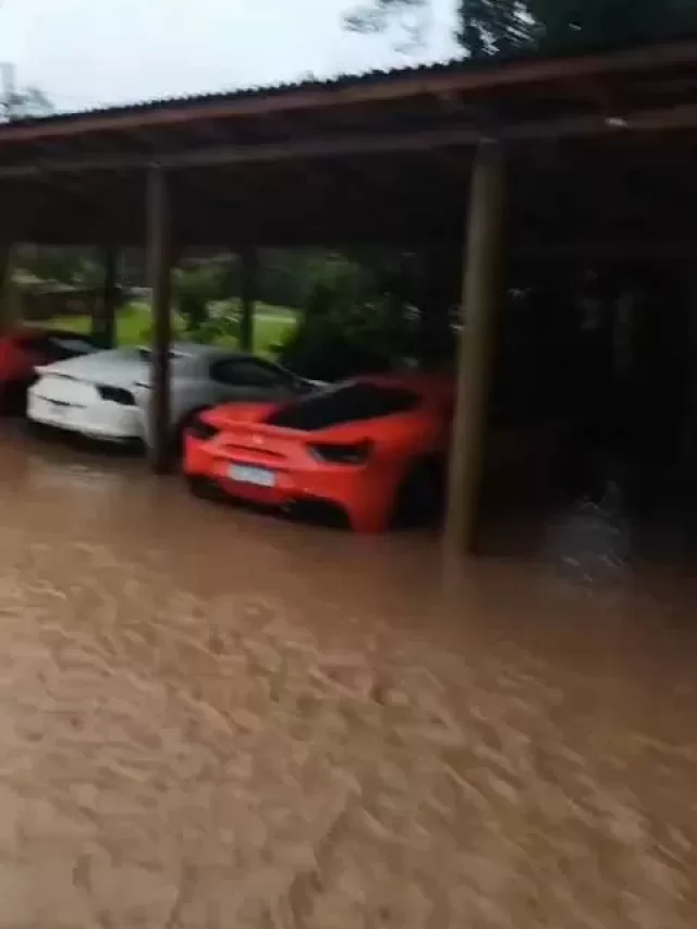 Donos de Ferrari sofrem com Chuva em Santa Catarina