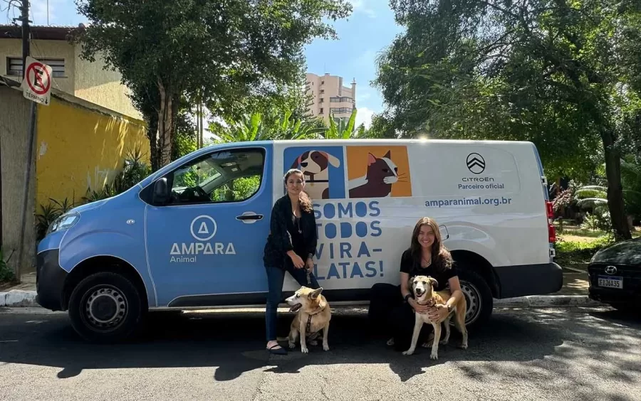 O veículo Citroën Jumpy, renomeado "Jumpet", será usado em eventos de adoção e outras atividades como campanhas de castração e arrecadação de alimentos.