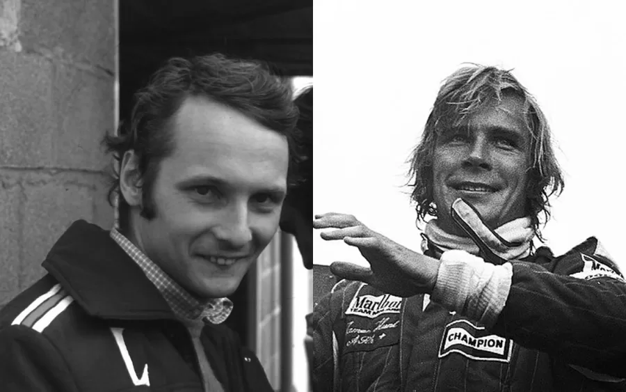 A história da rivalidade épica entre Niki Lauda e James Hunt na Fórmula 1
