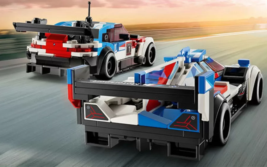 O conjunto LEGO Speed Champions é complementado pelo aplicativo LEGO Builder, que permite salvar progresso e visualizar os veículos em 3D. A tecnologia facilita a montagem e aprimora a experiência de construção.