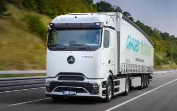 Caminhão elétrico da Mercedes fará mais longa viagem de teste da história da empresa