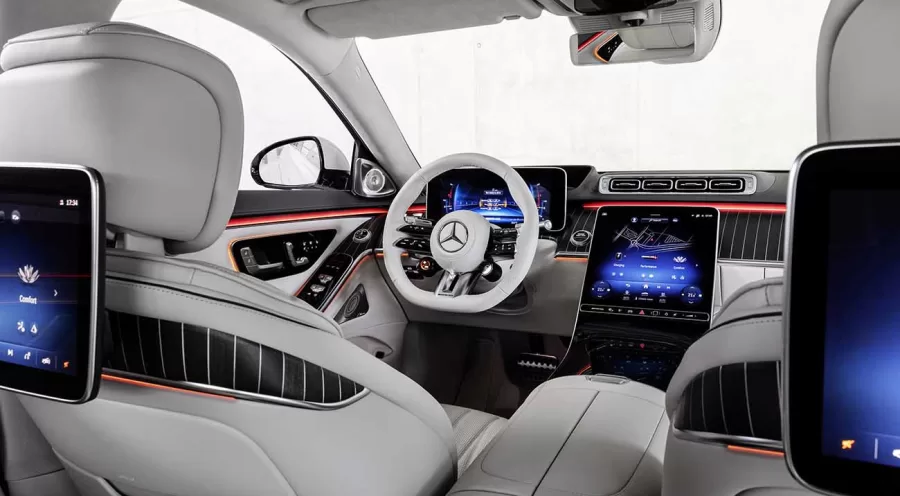 Interior da Mercedes-AMG S 63 E PERFORMANCE