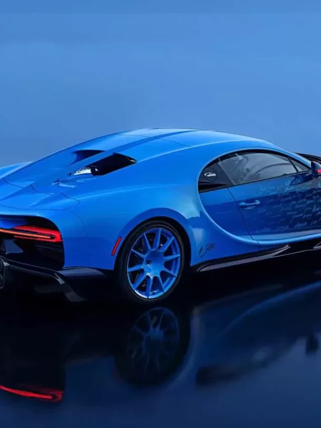 Veja fotos do último Bugatti Chiron