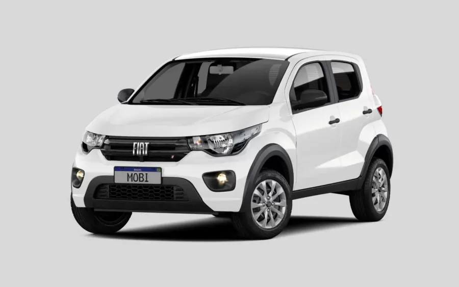 Fiat Mobi, com motor 1.0 Fire de 74 cv e câmbio manual, se mantém como uma das opções mais econômicas, sendo produzido em Betim e disponível em diferentes versões.