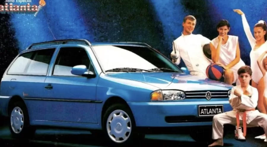 Volkswagen Parati Atlanta 1996: A Parati Atlanta 1996, com motor 1.8 de 91 cv, trazia adesivos discretos alusivos às Olimpíadas, sendo uma homenagem sutil ao evento esportivo.