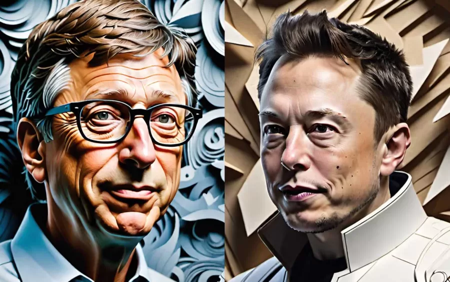 Elon Musk avisou Bill Gates que qualquer tentativa de apostar contra a Tesla resultará em 'aniquilação'. Musk acredita que a Tesla valerá US$ 30 trilhões ao concluir a transição para robôs-táxis e humanoides.