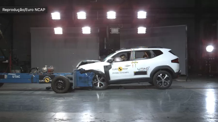 Para passageiros infantis, o Renault Duster conseguiu uma proteção de 84%, melhorando em relação aos ocupantes adultos, mas ainda abaixo do esperado para o segmento de SUVs - Reprodução/Euro NCAP