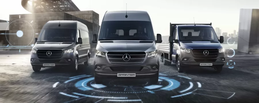 Nova Função de Localização em Tempo Real na Sprinter da Mercedes-Benz