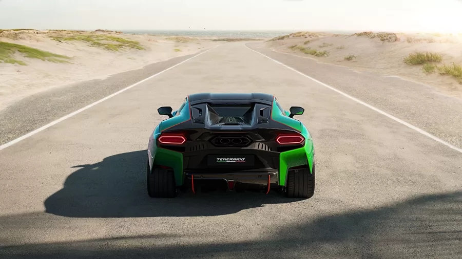 Com uma aceleração de 0 a 100 km/h em 2,7 segundos e uma velocidade máxima de 340 km/h, o Lamborghini Temerario combina tecnologia híbrida e potência para entregar uma performance de supercarro.