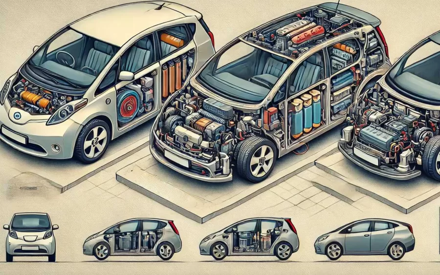 Carros híbridos combinam motores elétricos e a combustão para melhorar a eficiência de combustível. Eles são uma alternativa entre veículos a combustão tradicionais e elétricos puros.