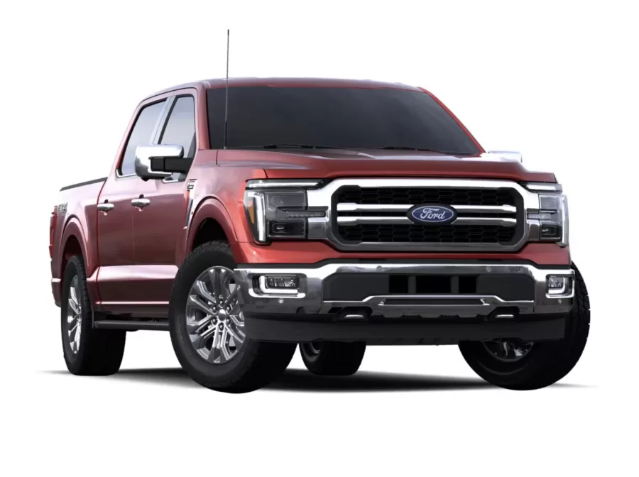 A Ford F-150 2025 chega com motor V8 5.0 de 405 cv e versões Lariat e Lariat Black. O modelo reforça a presença da marca no mercado de picapes de luxo no Brasil.