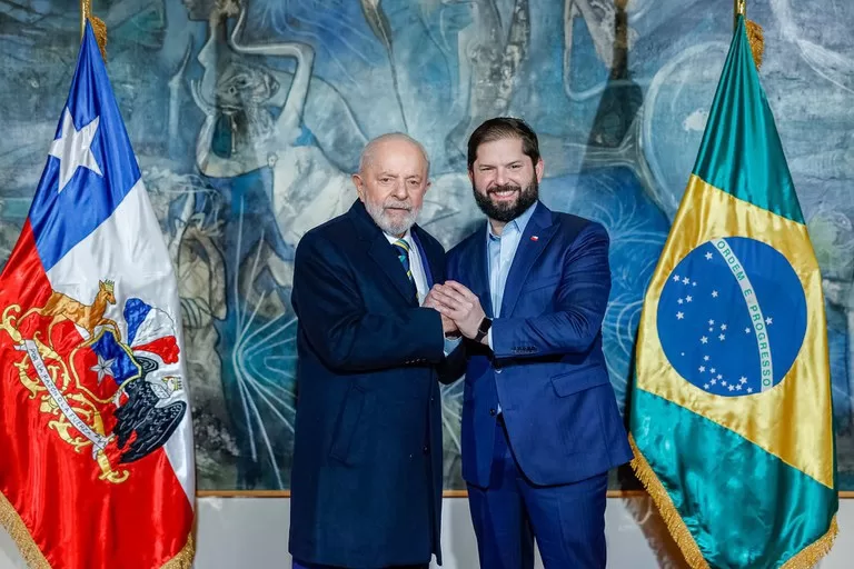 Presidentes Lula e presidente Gabriel Boric - Foto: Ricardo Stuckert/PR