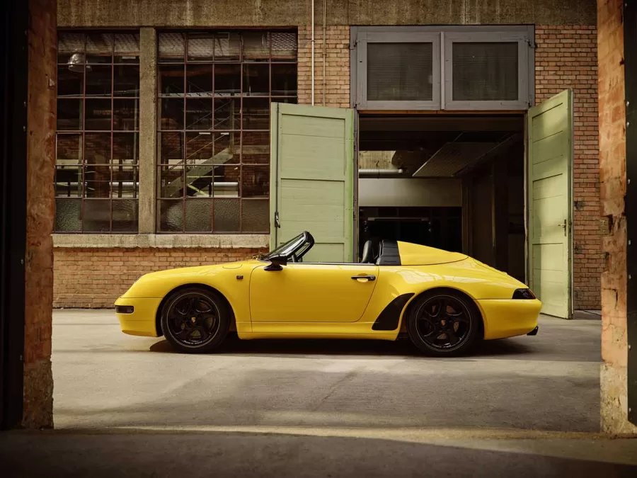 Com a ajuda da Porsche, Luca Trazzi desenvolveu um 911 Speedster exclusivo, unindo elementos clássicos e modernos. A colaboração com os especialistas da marca permitiu uma criação única e sob medida.