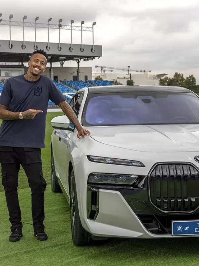 Real Madrid presenteia Vini Jr, Rodrygo, Militão e Endrick com BMW