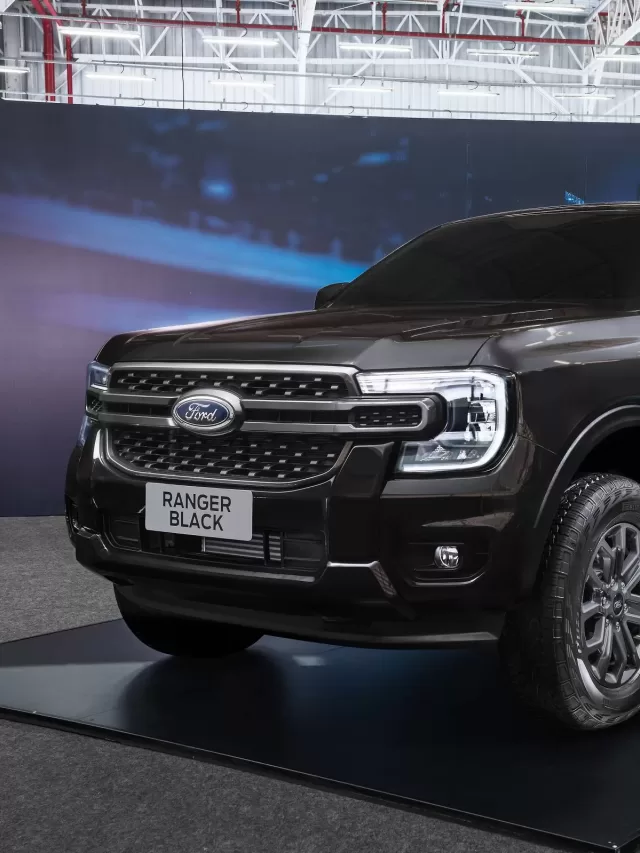 Ford Ranger Black 2025: picape de entrada ganha versão especial