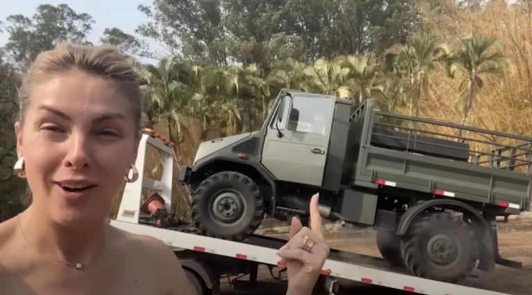 Edu Guedes realiza sonho ao adquirir caminhão militar e Ana Hickmann reage; conheça o veículo