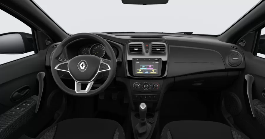 Interior do Renault Logan Zen