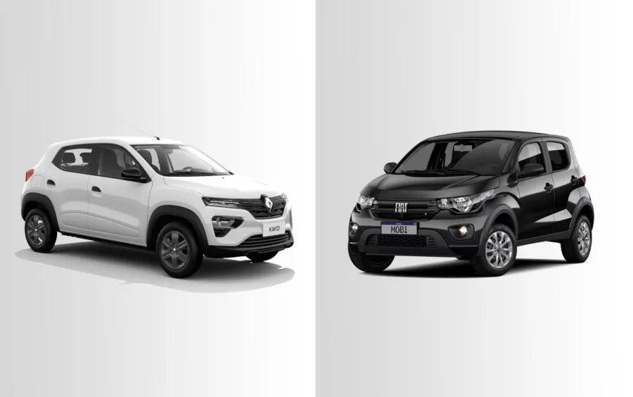 Fiat Mobi e Renault Kwid são vendidos com descontos em ação de vendas de setembro