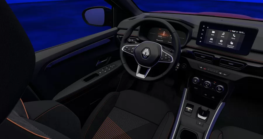 Interior do Renault Kardian Techno