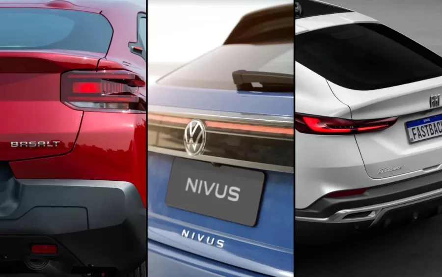 Citroën Basalt, Volkswagen Nivus e Fiat Fastback disputam o segmento de SUVs cupês. Comparados em motor, desempenho, consumo, e preço, eles apresentam diferenças significativas.