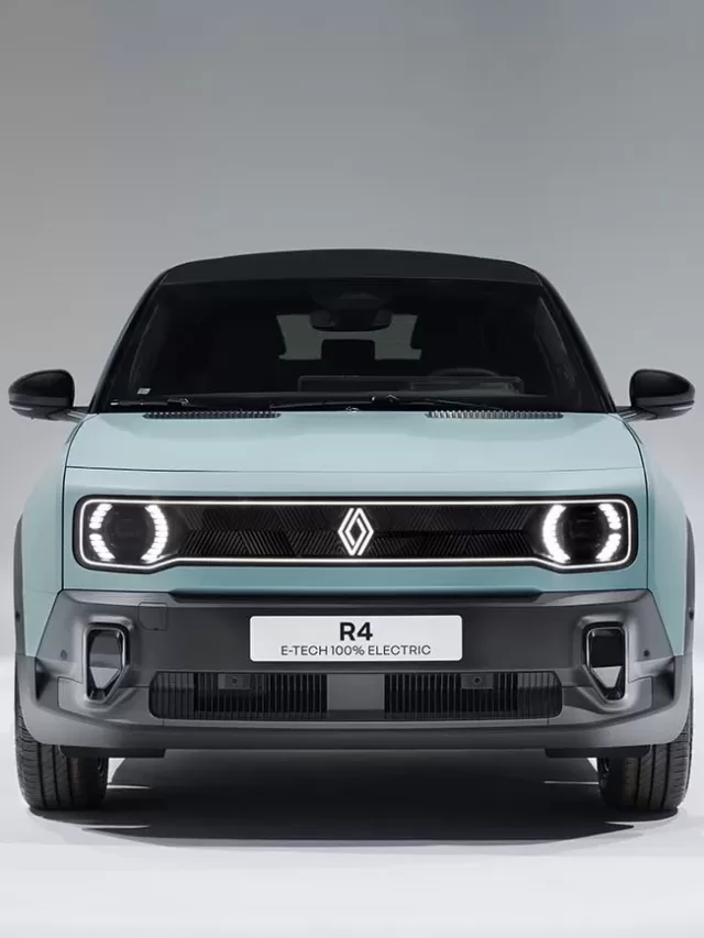 Renault 4 retorna como SUV elétrico com design clássico e moderno