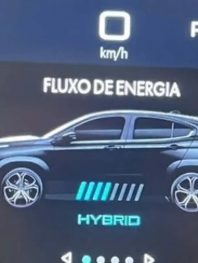 Flagra revela painel renovado do Fiat Pulse híbrido