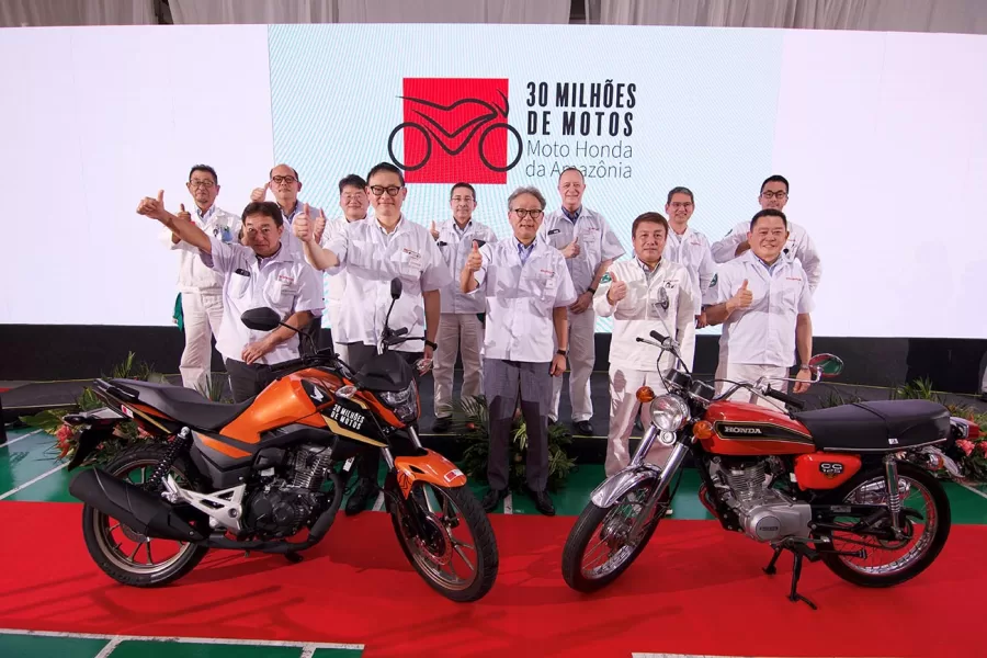 Honda Motos atinge 30 milhões de motocicletas produzidas no Brasil