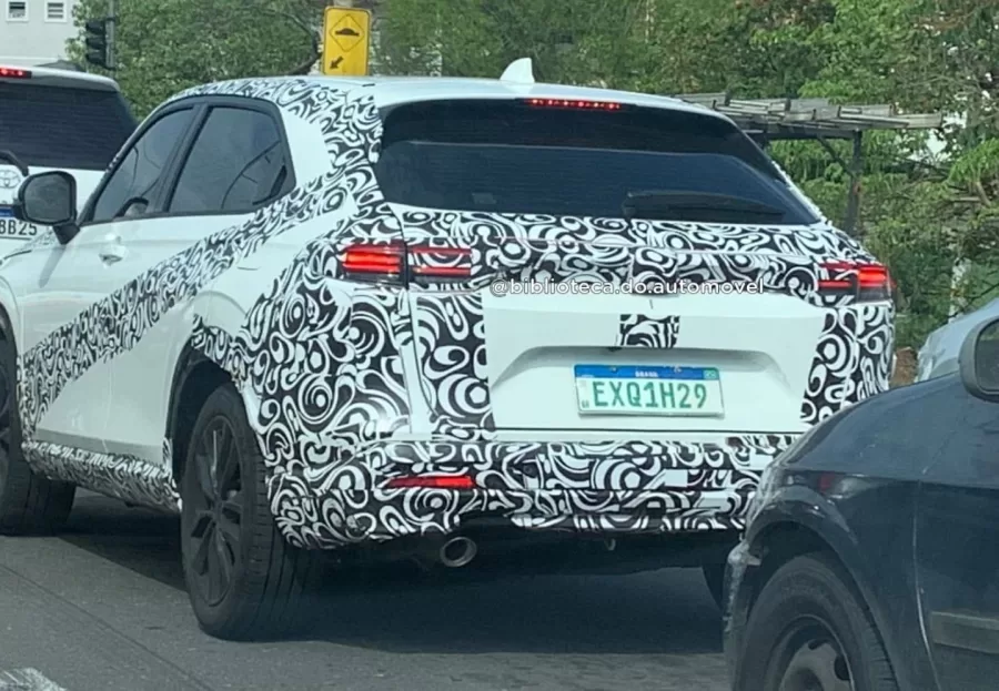 Honda HR-V 2026 em fase de testes (@biblioteca.do.automovel/Instagram)