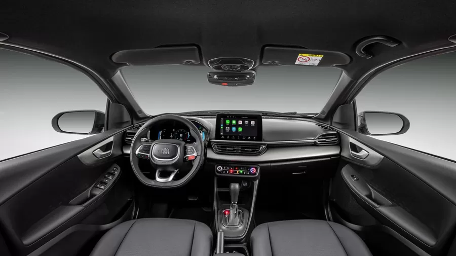 Interior do Pulse Impetus T200 Hybrid AT