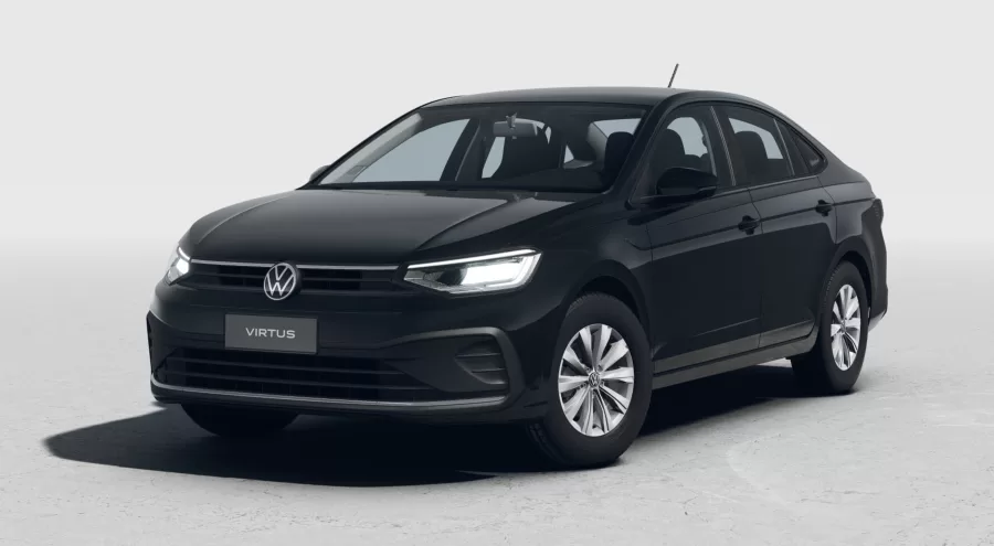 A Volkswagen deve relançar o Virtus Sense com motor 170 TSI turbo e câmbio manual, focado em consumidores que buscam desempenho e preço competitivo. O modelo deve seguir o visual das versões TSI.