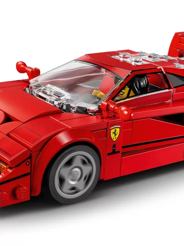 A Ferrari F40 ganha vida em peças de Lego