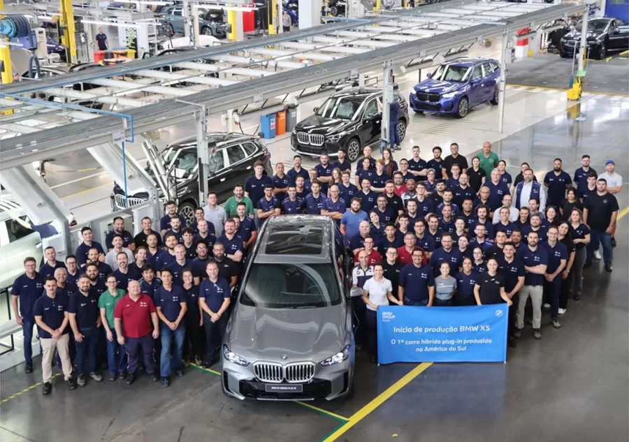 BMW Group Brasil dá início à produção do BMW X5, o primeiro híbrido plug-in fabricado na América do Sul