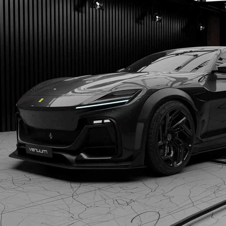 Ferrari Purosangue passa por transformação completa com o Venuum Black Edition