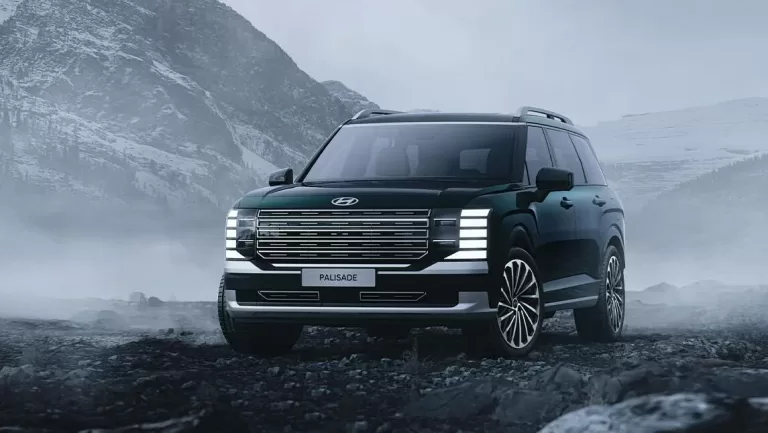 Uma primeira olhada no novo visual da Hyundai Palisade 2026