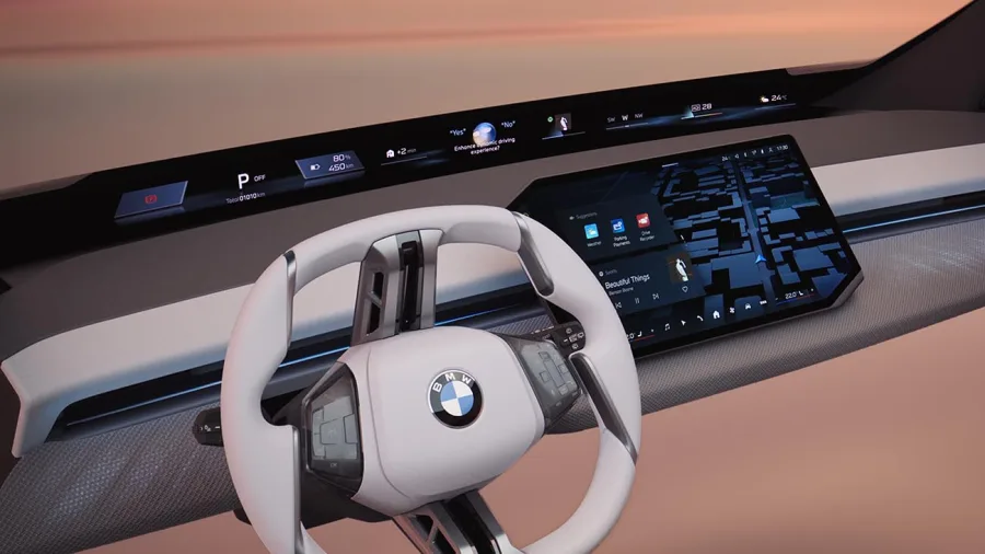 A BMW revelou tecnologias inovadoras na CES 2025, incluindo o Panoramic iDrive e o BMW OS X, que prometem transformar a experiência de condução e conectividade nos veículos da marca.