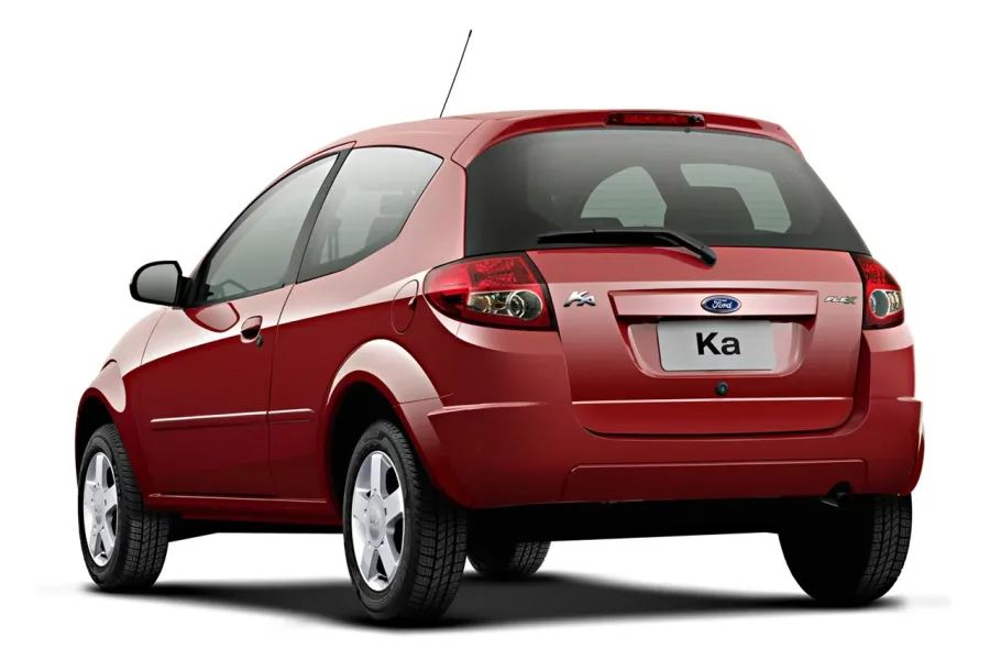 O Ford Ka 1.6 2008 foi lançado como parte da segunda geração do modelo, destacando-se pelo motor flex de 111 cv e design atualizado para o mercado de compactos no Brasil.