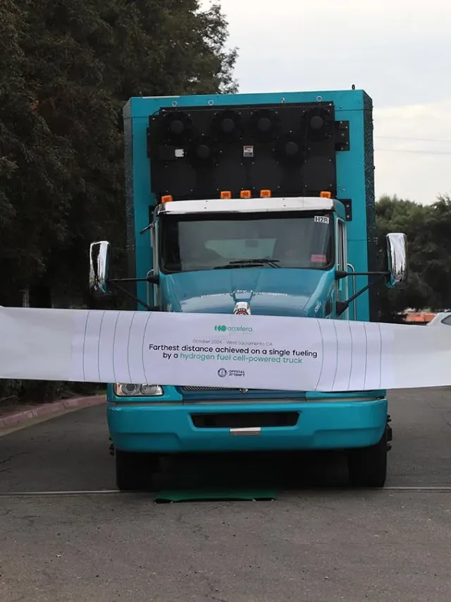 Novo recorde: caminhão elétrico roda sem parar por 2.906 km